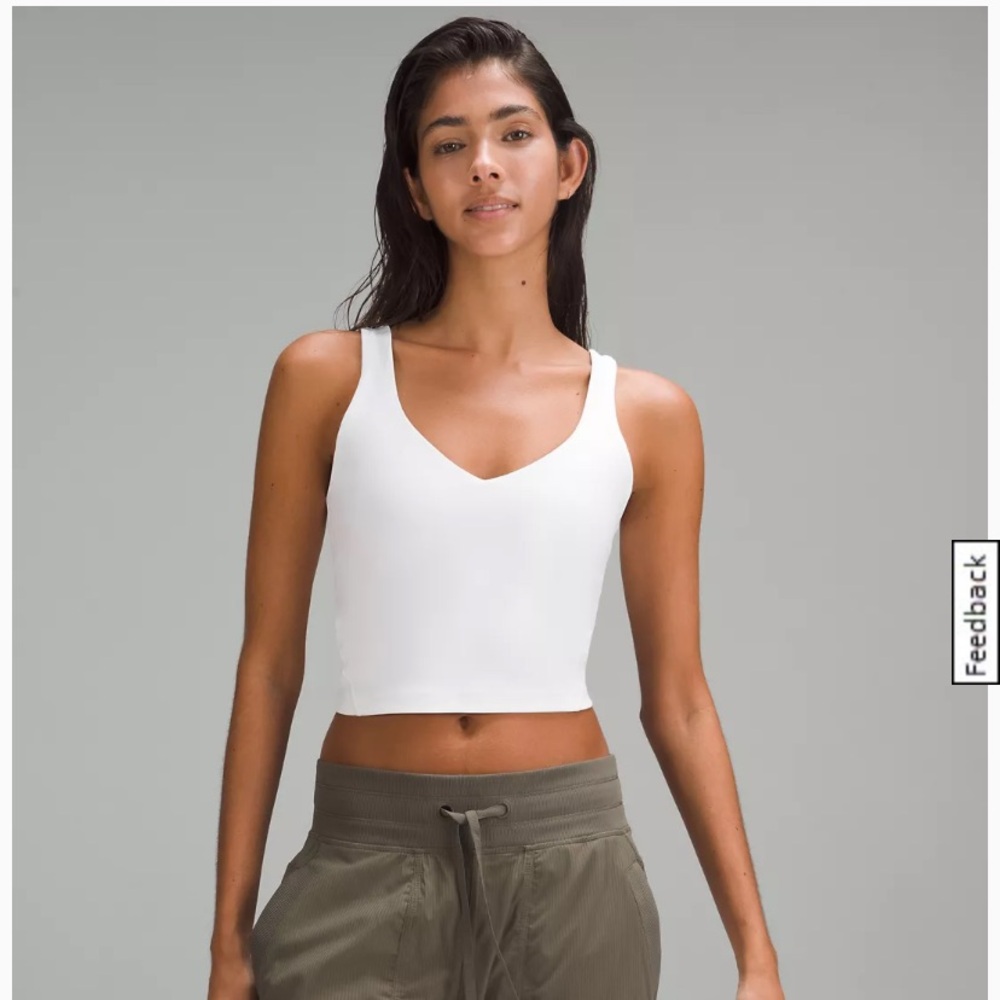 lululemon athletica White Tank Top